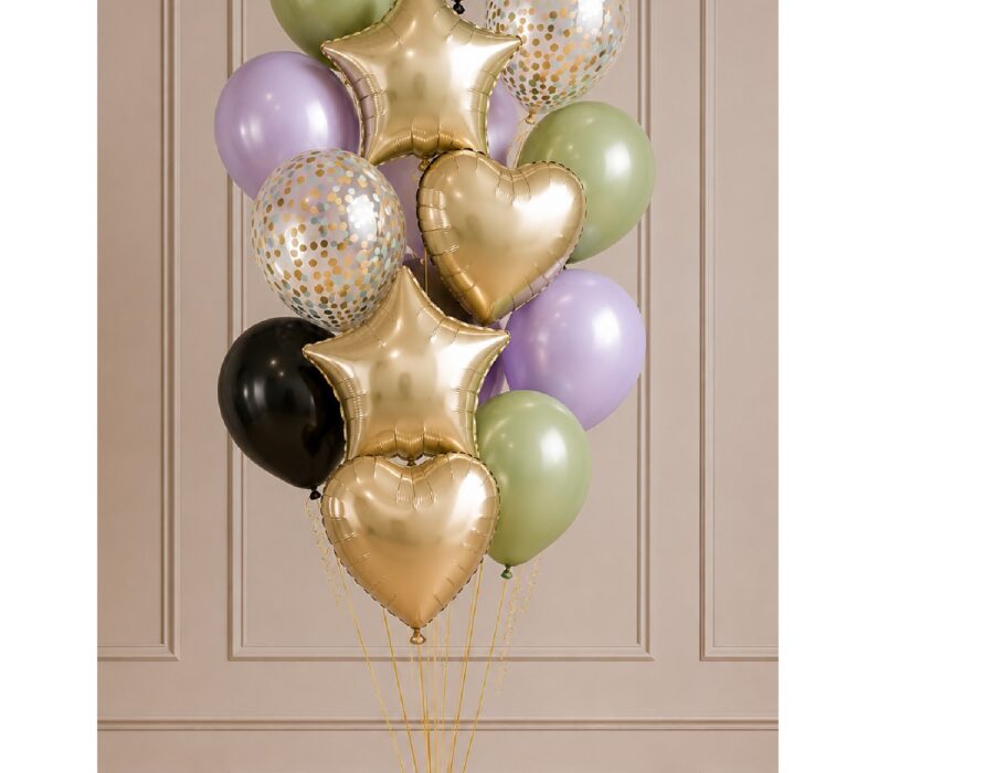Maxi-Ballonstrauß – Diamant