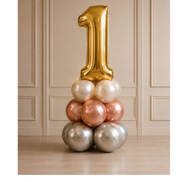 Number on Balloon Base